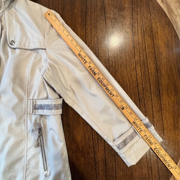 Fennelli London women's silver/grey hooded jacket size 16 - Picture 13 of 16